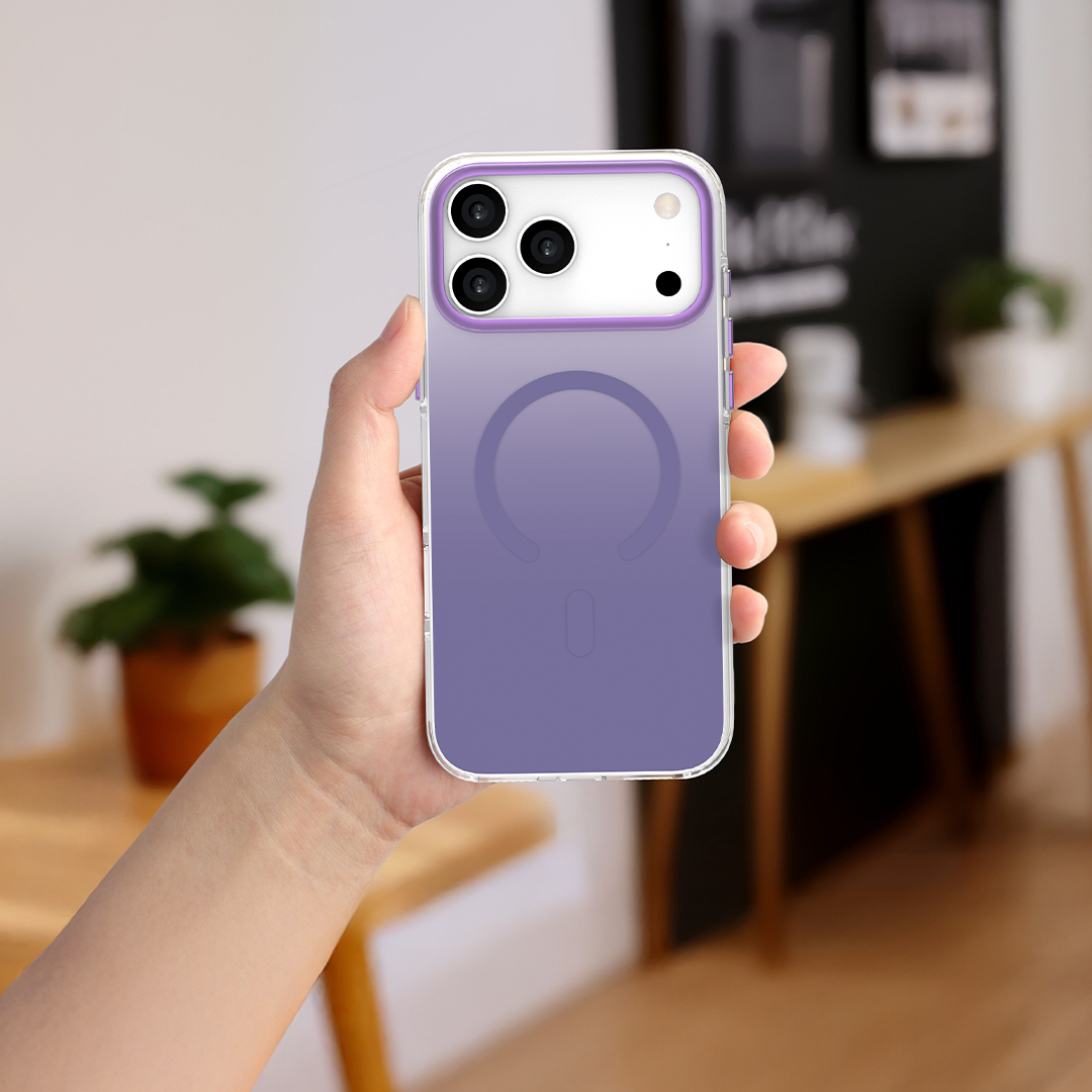 LZEL MagFluxo Craft MagSafe Case for iPhone 17 Pro Max | Gradient Purple LZEL MagFluxo Craft MagSafe Case for iPhone 17 Pro Max | Gradient Purple